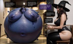 Rule 34 Dev - 2girls ai_generated asian asian_female ass ass_expansion  belly_expansion big_ass big_belly big_breasts blue_skin blueberry_inflation  blueberry_juice breast_expansion breasts dialogue expansion female  hgswells9000 immobile inflation light ...