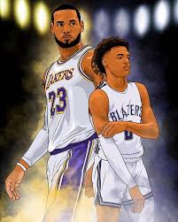 Unique Gipson On Instagram Kingjames Bronny Swipe For Separate Images Tag Bronny Lebron James Wallpapers Lebron James Lakers Nba Pictures