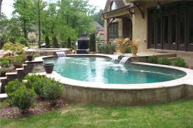Image Result For Swimming Pool On A Slope Fiberglass Pools Pool Houses Diy Swimming Pool