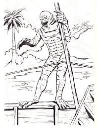 Creature from the black lagoon i found a copy of this universal studios monsters coloring book a few weeks back at an antique mall, and though it's not too terribly vintage, it does contain some super cool artwork inside that is definitely worth getting out. The Creature From The Black Lagoon Universal Studios Monsters Coloring Book Universal Studios Monsters Coloring Books Universal Monsters