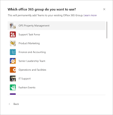 Type the names of the people you'd like to add in the to field. Create A Team From An Existing Group Office Support