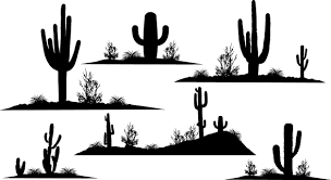 Free Free 159 Silhouette Saguaro Cactus Svg SVG PNG EPS DXF File