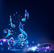 Blue Musical Notation Background Vector Material Music Wallpaper Cool Backgrounds Wallpapers Music Drawings