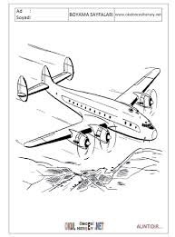 Ucak Boyama Sayfalari