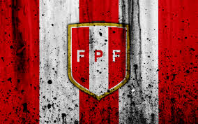 Download Wallpapers Peru National Football Team 4k Emblem Grunge South America Football Stone Texture Soccer Peru Logo South American National Teams B National Football Teams National Football South America