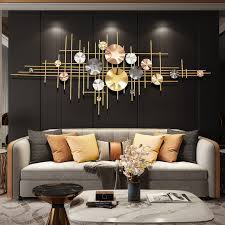 These can be small, but also very large paintings, which decorate an. Nordic Decorative Wall Hanging Light Luxury Iron Home Living Room Wall Decoration Background Wall Creative Bedroom Metal Art Pendant