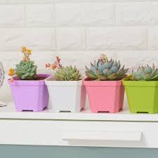 Perhaps you have a few plain boring plastic flower pots in your home that don't seem good enough for your plants? 10cm Plastic Pots Square 10cm Black Or White Colour Planter Flower Pots Succulent And Cactus Pot Square Plastic Pot Shopee Malaysia