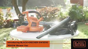 Black And Decker 3 In 1 Blower Vacuum Mulcher Manual Black Decker Gw3030 Gb Blower Vac Youtube