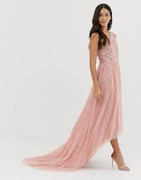 Non perdetevi questo fantastico vestito elegante e di qualità! Dolly Delicious Vestito Lungo Da Cerimonia Monospalla Asimmetrico Rosa Con Decorazioni Asos
