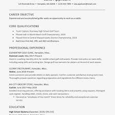 Golf Caddy Cover Letter And Resume Examples