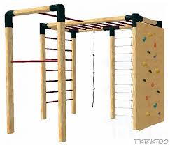 Multiklettergerat Lena Mit Kletterwand Turnreck Sprossenwand Kletterseil Tiktaktoo Kletterturm Kletternetz Kletterwand