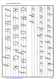 30 Printable Handwriting Chart Templates Free Pdf Word