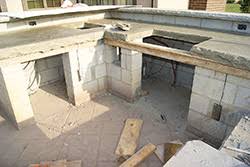 How to make a cinder block bench. Creating Concrete Outdoor Kitchens In Cold Climates Concrete Decor