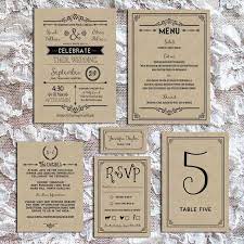 Printable Black Diy Wedding Invitation Set Diy Wedding Invitations Templates Rustic Wedding Diy Wedding Invitations Diy