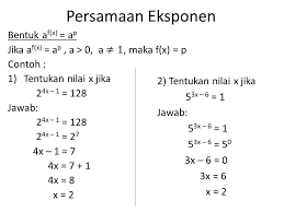 Itulah tadi kumpulan soal teks eksplanasi pilihan ganda beserta jawaban dan pembahasannya. Contoh Soal Eksponen Dan Logaritma Kelas X Brainly Co Id