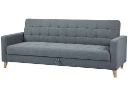 Clic clac lit pas cher. Canape Lit Clic Clac 3 Places Avec Coffre De Rangement Noa Coloris Gris Vente De Banquette Clic Clac Conforama