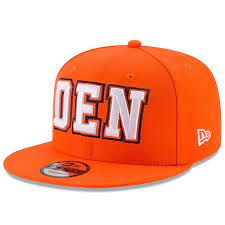 Denver Broncos New Era Home Turf 9fifty Adjustable Snapback Hat Orange Denver Broncos Hats New Era Hats For Men