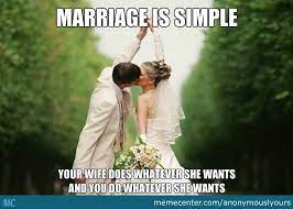 Maybe you would like to learn more about one of these? Marriage Is Simple Getting Married Funny Marriage Memes Wedding Quotes Funny