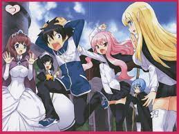 usatsuka eiji zero no tsukaima henrietta hiiraga saito louise siesta  tabitha tiffania seifuku thighhighs crease | #58364 | yande.re