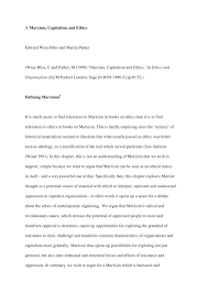 Pdf Marxism Capitalism And Ethics