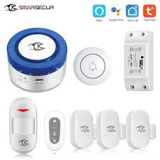 Things like having groceries automatically ordered when your fridge is low, or your coffee machine firing up automatically when your alarm is turned off. China Smarsecur Tuya Smart Life Wifi Tuya Alexa Camera Ifttt Sensor Linkage Home Security Alarm System China Tuya Smart Home Smart Siren