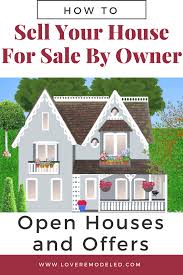 How To Hold Your Own Open House And What To Do When You Get An Offer Selling Your House Sell Your House Fast House For Sell