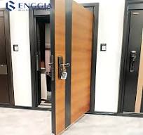 Steel Wood Armored Door Anti-Theft Fireproof Soundproof Wood Grain Transfer  Steel Security Main Door Factory Direct
