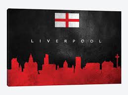 High quality english premier league broadcast secure & free. Liverpool England Skyline Art Print By Adrian Baldovino Icanvas