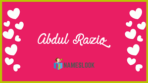 Logos can download in vector format. Abdul Raziq Meaning Pronunciation Origin And Numerology Nameslook