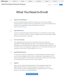 How To Get An Apple Enterprise App Developer License