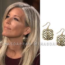 Carly Corinthos's Navy Blue and Black Zip Front Colorblock Dress