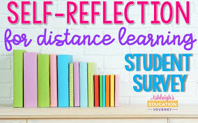 But, delving into your thoughts and experiences is harder than you might think. Distance Learning Self Reflection Ashleigh S Education Journey