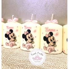 Candele molto belle, decorate con grafica a nostro piacere abbiamo ordinato queste candele per fare regali di natale, sono arrivate come da foto del sito spedizione con corriere molto veloce , le candele sono arrivate. Candela Personalizzata Minnie Con Nome