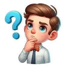 A Transparent Background Clipart Of Boy With Question Mark On His Head, A  Transparent Background Clipart,