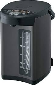 Zojirushi is an established japanese cookware brand with excellent reviews across a wide variety of products spanning several appliances over many years. Amazon Com Zojirushi Cd Nac50bm Micom Water Boiler Warmer Made In Japan 5 0 Liter Metallic Black Kitchen Dining