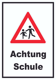 Warnschild Achtung Schule Warnung Schild Kinder Spielstrasse Schule Kindergarten Schilder Verkehrserziehung