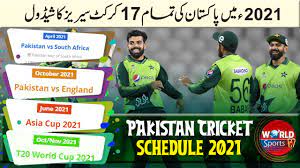 Pakistan tour of england and england tour of pakistan in 2021 consists of 5 t20s, 3 odis and test matches. Pakistan Cricket Schedule 2021 Pakistan All Upcoming Cricket Series 2021 Youtube