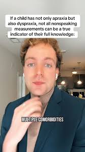 Here’s how dyspraxia can affect students also with childhood apraxia of  speech during testing— I just spoke