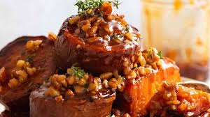 Brush the pieces of peeled sweet potatoes with olive oil and flavor with salt and pepper to taste. Fondant Sweet Potatoes Slow Roasted Recipetin Eats