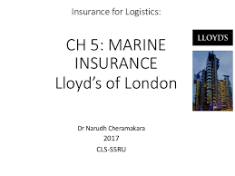 Registered in england and wales no. Logistic Insurance Ch8 Lloyds Of London