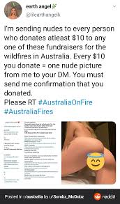 NSFW] Model raised over $7k for Australian charities, by sending nudes in  exchange for donations. : rnextfuckinglevel