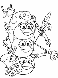 Coloring Pages Angry Birds Kids Activities