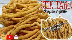 Resep Stik Tahu Renyah Dan Tahan Lama Youtube Food And Drink Food Tastemade