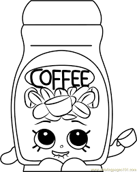 Toffy Coffee Shopkins Coloring Page Shopkins Colouring Pages Cute Coloring Pages Bunny Coloring Pages You can print or download them to color and offer them to your image description: toffy coffee shopkins coloring page