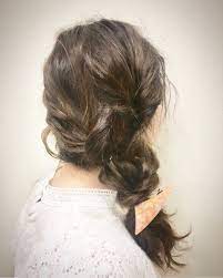 くるりんぱでお洒落 サイド編みおろし ヘアスタイル ロング ロングヘア ヘア アイディア