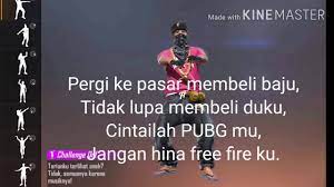 Kumpulan pantun anak free fire bisa buat sindir pemain pubg mobile jalan² ketemu acil acilnya bawa garam gapapa ff banyak bocil. Pantun Free Fire Untuk Pubg Youtube