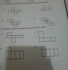Kubus di dalam kitab kamus besar bahasa indonesia, ialah sebuah ruang yang berbatas enam bidang yang berbentuk segi empat mirip seperti dadu bisa di katakan bahwa kubus adalah sebuah bangun ruang yang berbentuk persegi yang terdiri dari enam buah sisi. Berikut Ini Yg Bukan Merupakan Jaring Jaring Kubus Adalah Brainly Co Id