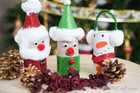 Download Classic Toilet Paper Roll Santa Snowman And Elf Kids Craft PSD Mockup Templates