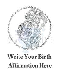 These cute printables would also be a fun activity at your baby shower. Pregnancy Coloring Page Digital Download Birth Art Adult Etsy