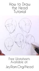 How To Draw The Head From Any Angle Step By Step Tutorial For Beginners Video Drawing The Human Head Tutorial Character Design